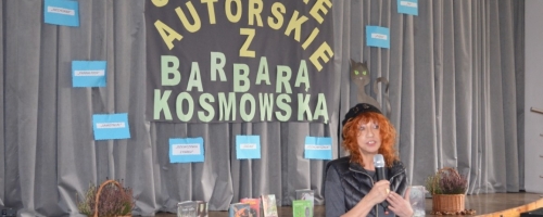 Spotkanie z Barbarą Kosmowską 2016 r.