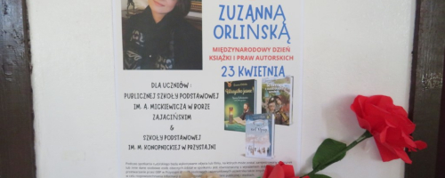 Spotkanie autorskie z Zuzanną Orlińską w Przystajni 23.04.2024